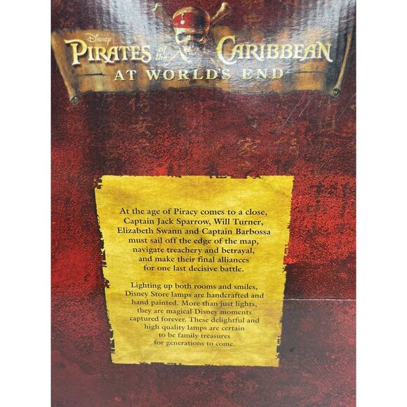 Pirates of the Caribbean Disney at Worlds End Store Lamp Home - Picture 11 of 11